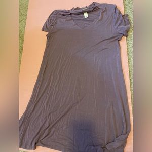 V neck T-shirt casual dress